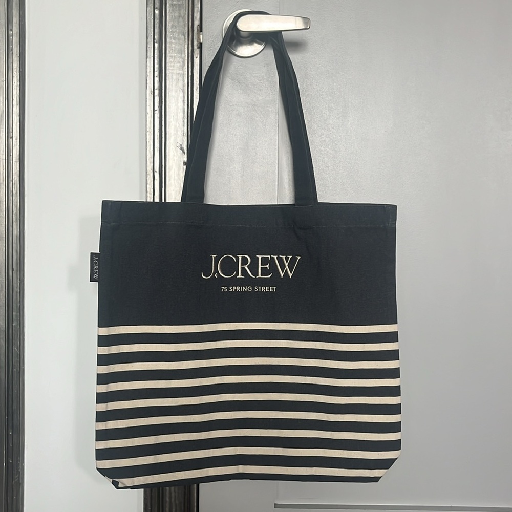 J. Crew NYC Reusable Everyday Tote Bag